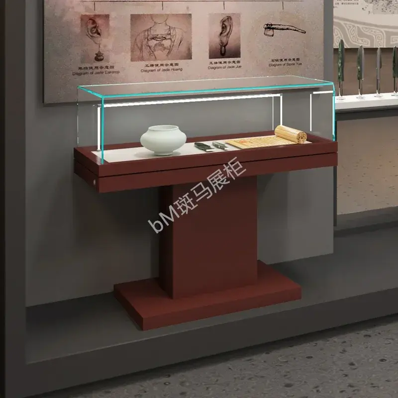 Thumbnail: Showcase Calligraphy Painting Glass Display Hall Memorial Display Cabinet