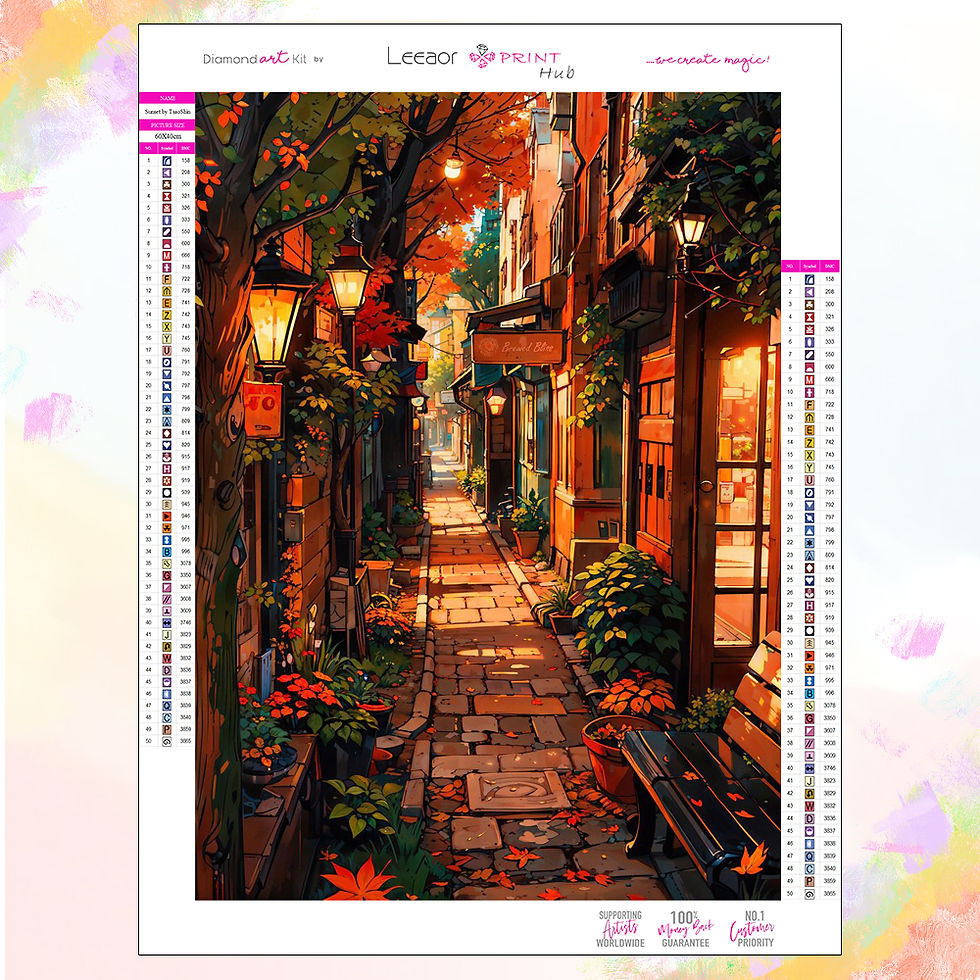 サムネイル： Street Scene Art Home Decoration