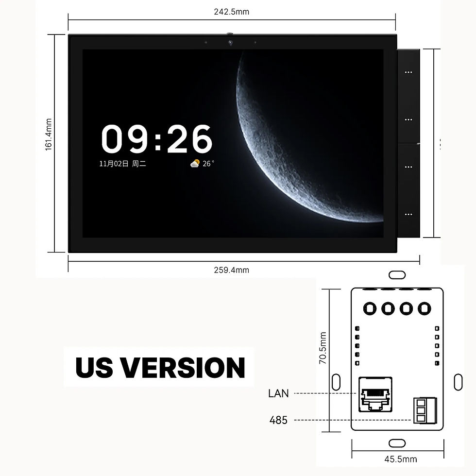 Thumbnail: Smart Home Control Panel Max 10.1inch Touch Screen Bluetooth Built-in Intercom
