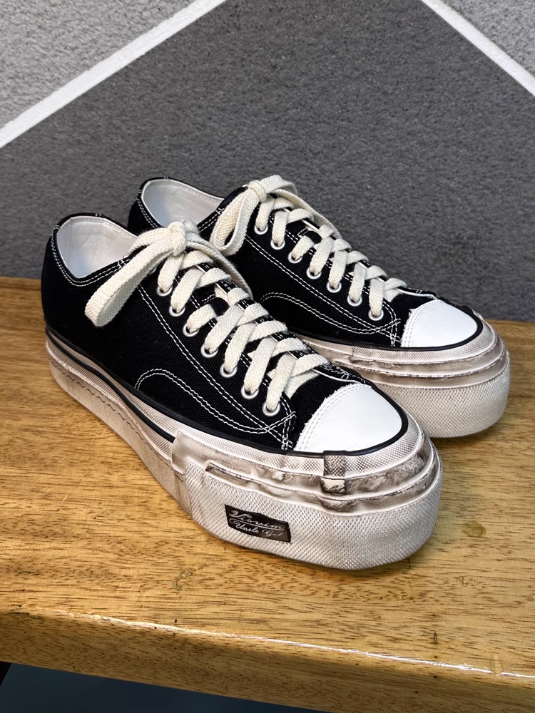 Thumbnail: VISVIM SKAGWAY New Retro Casual Heightened Canvas Shoes