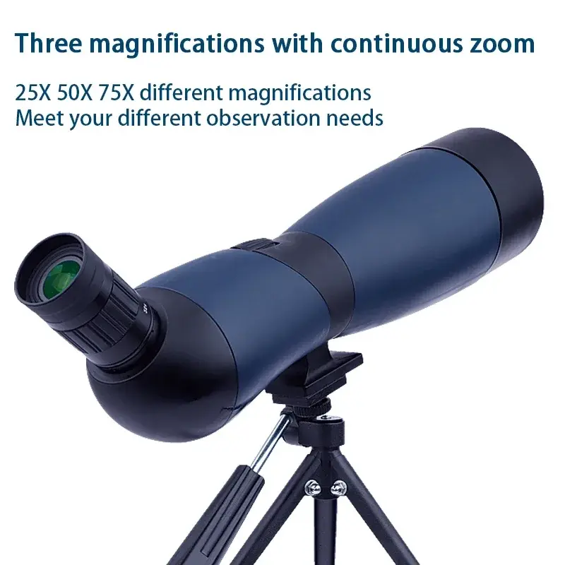 Thumbnail: Spotting Scope Zoom Monocular BAK4 Prism Waterproof Telescope Target Shooting 