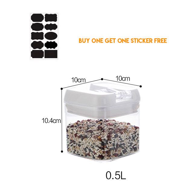 縮圖：Air-Tight Food Storage Container for Cereals Easy Lock Sealed