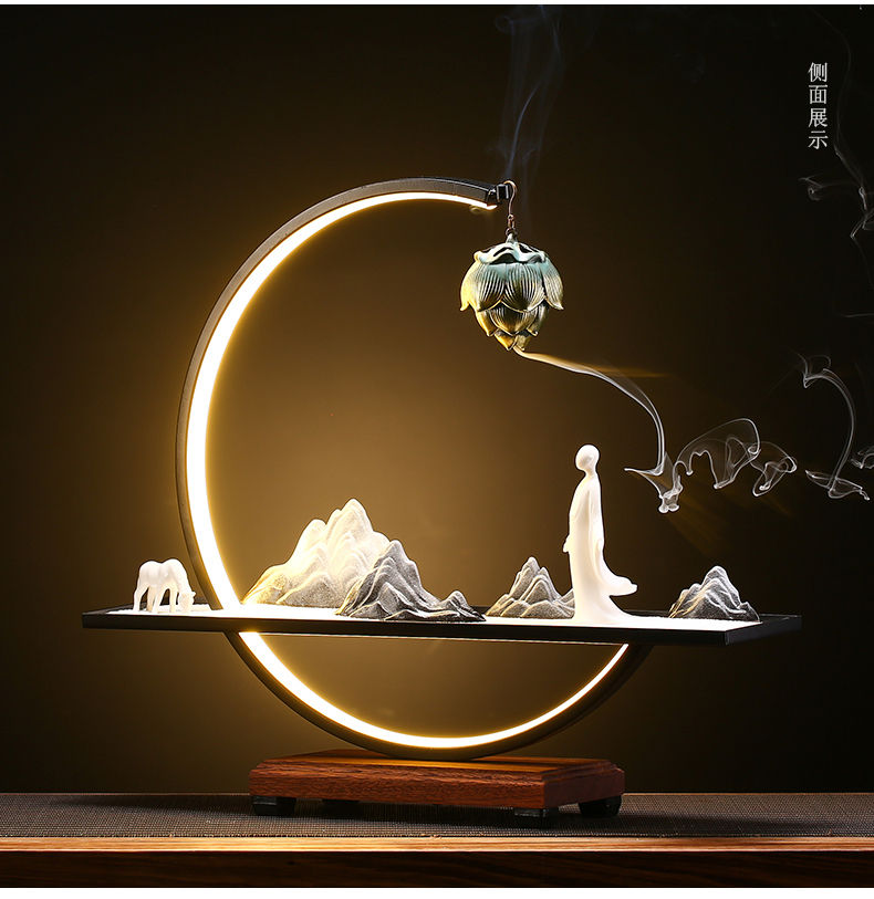 Thumbnail: Large Reflux Incense Stand Burner Craft Aromatic Candles Burners Box Vaporizer