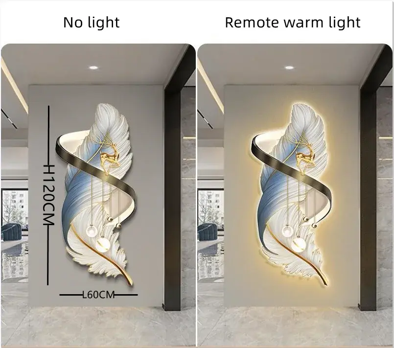 الصورة المصغرة: Modern Creative Wall Decoration Mural Lighting Wall Bedroom Study LED Wall Lamp
