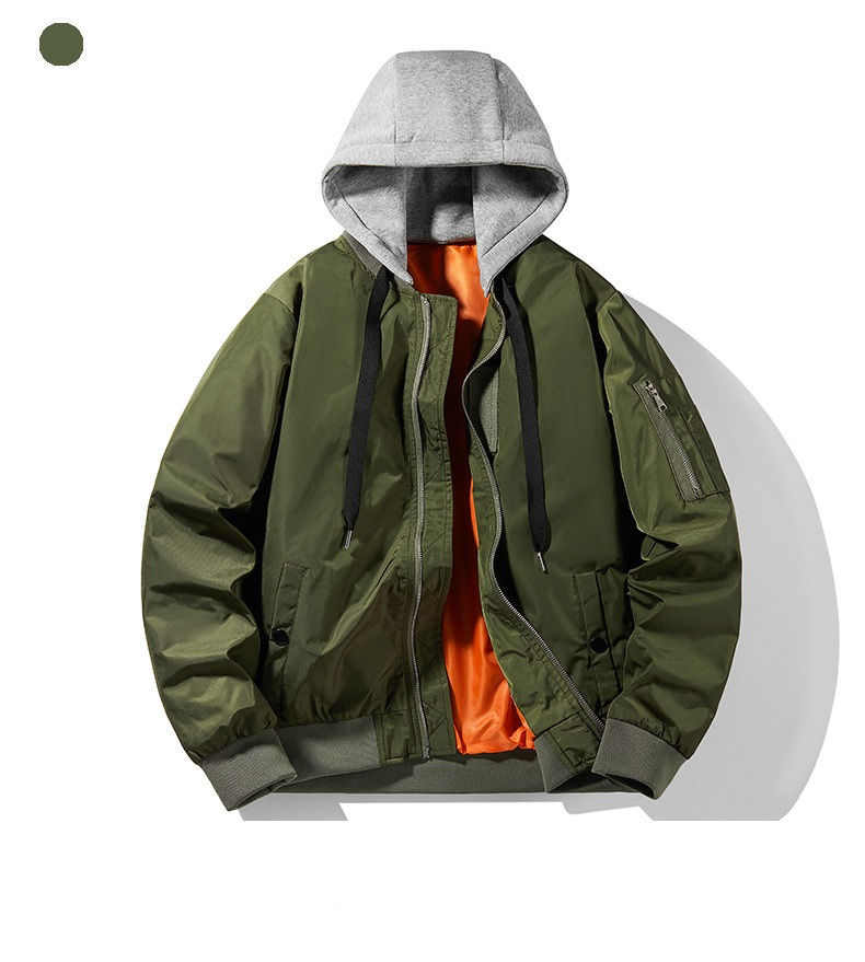 Thumbnail: Anti-stabbing Self Defense Bomber Jacket Slash Proof Anti Knife Zip Protection 