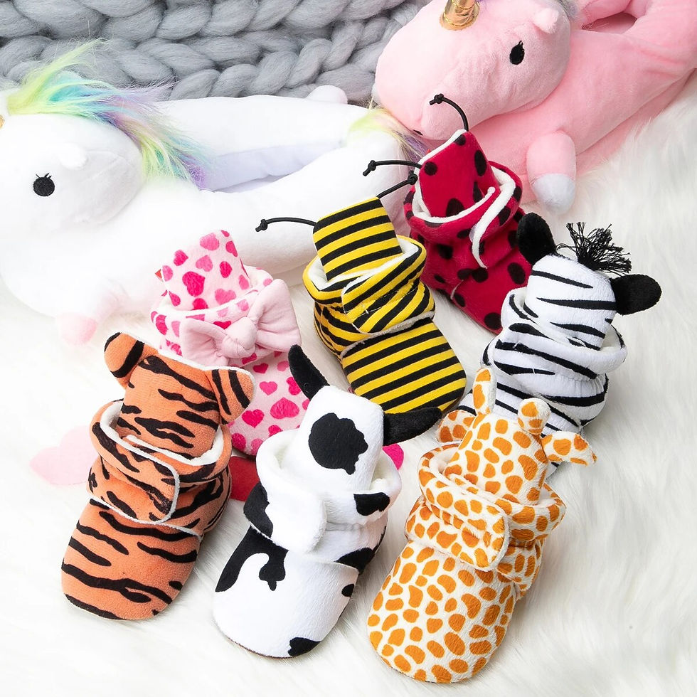 Hình thu nhỏ: Newborn Baby Boy Girl Soft Fleece Booties Infant Slippers Socks Shoes