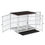 Thumbnail: Heavy Duty Dog Kennels Metal Wooden Dog Crate End Table Furniture 