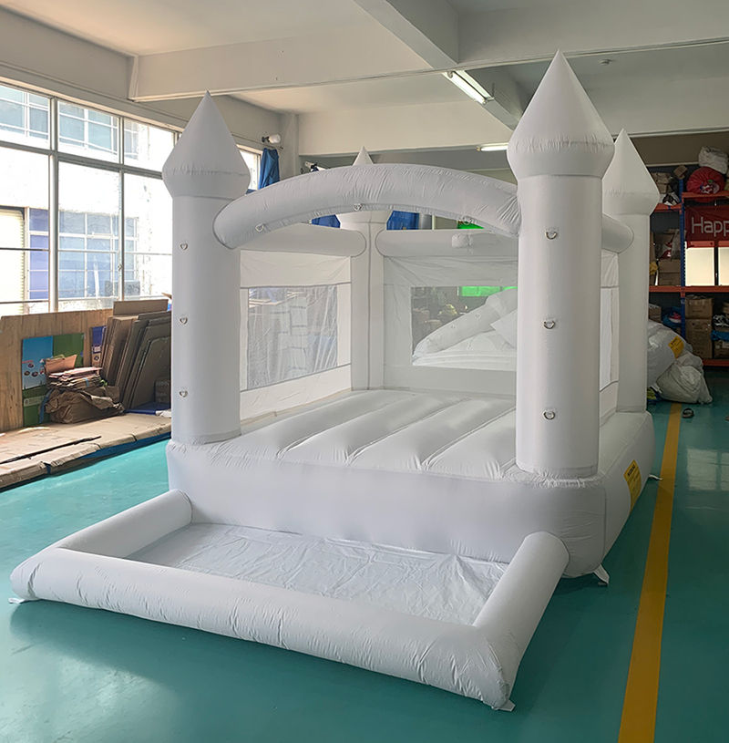 ภาพขนาดย่อ: White Bounce House Series Inflatable Jumping Castle Bouncy House For Kids 