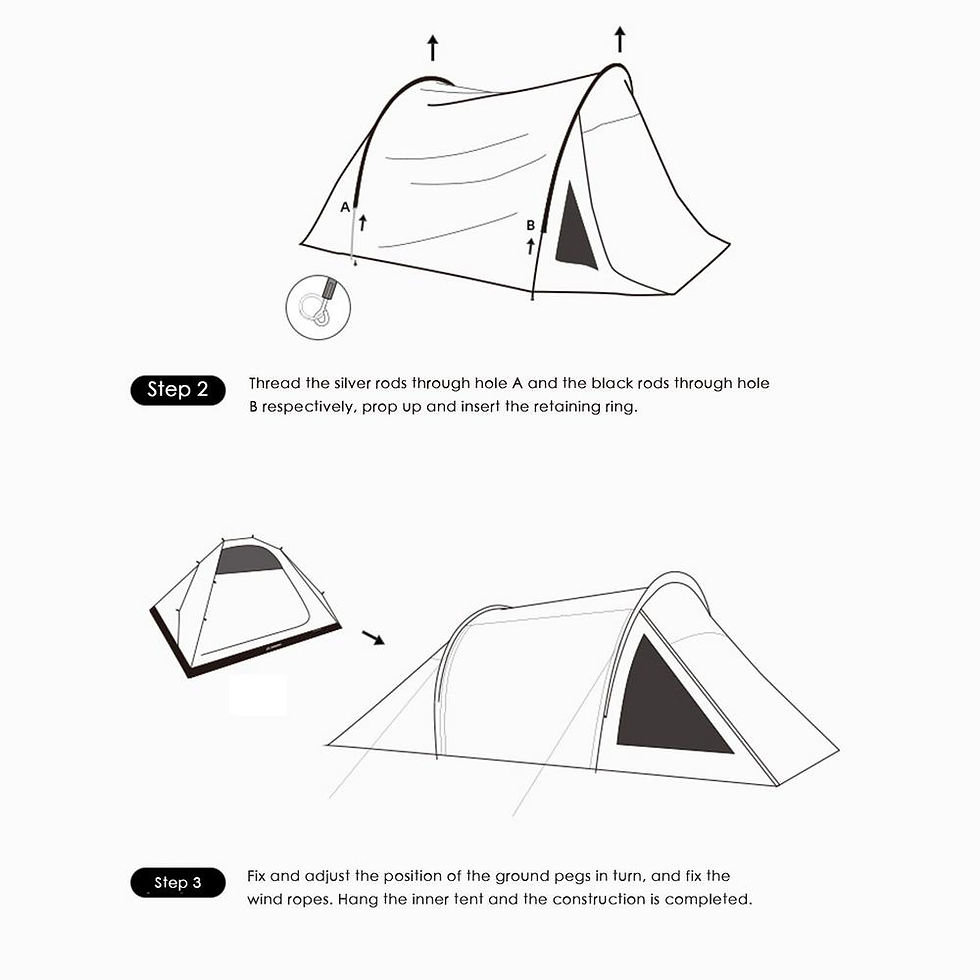 Thumbnail: Large Camping Tents Easy Set-up Tent Screen Porch Large Windproof Water