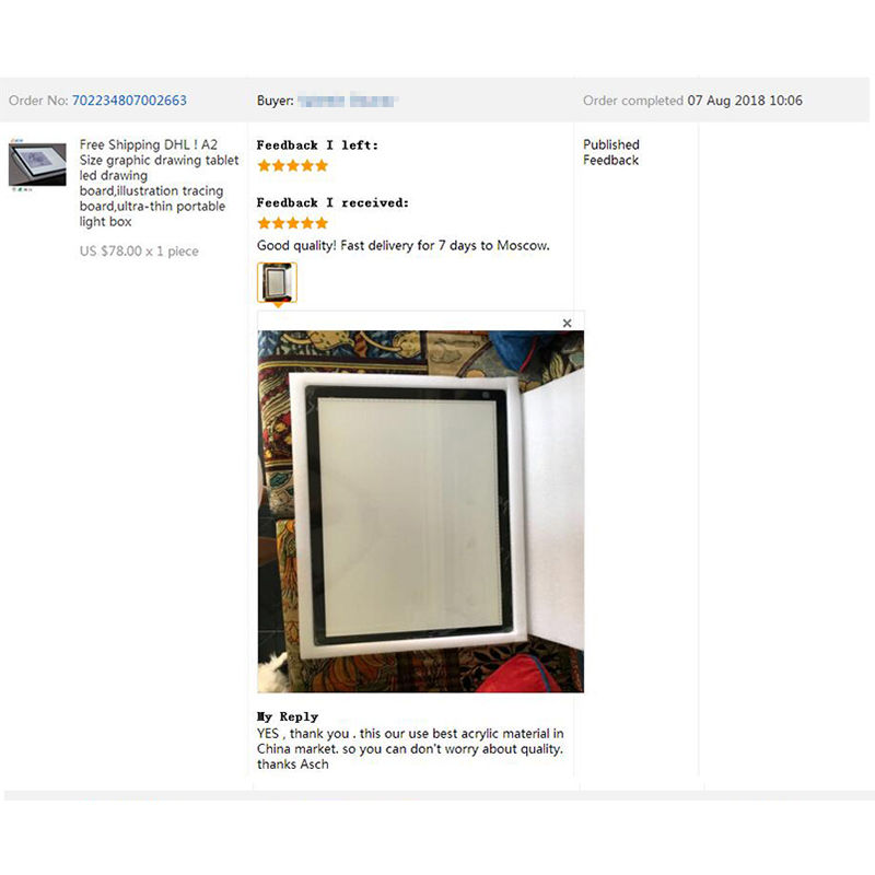 Thumbnail: Drawing Tablet LED Digital Graphics Light light Pad Box Painting Tracing Panel