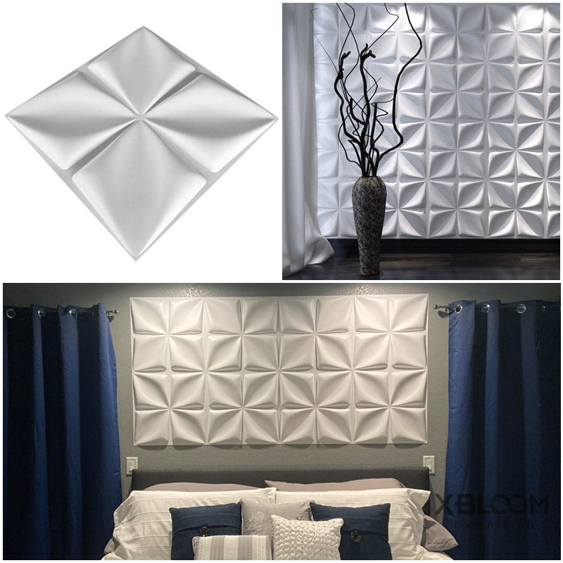 Miniaturbild: 3D wall panel non-self-adhesive 3D wall room bathroom ceramic tile wallpaper