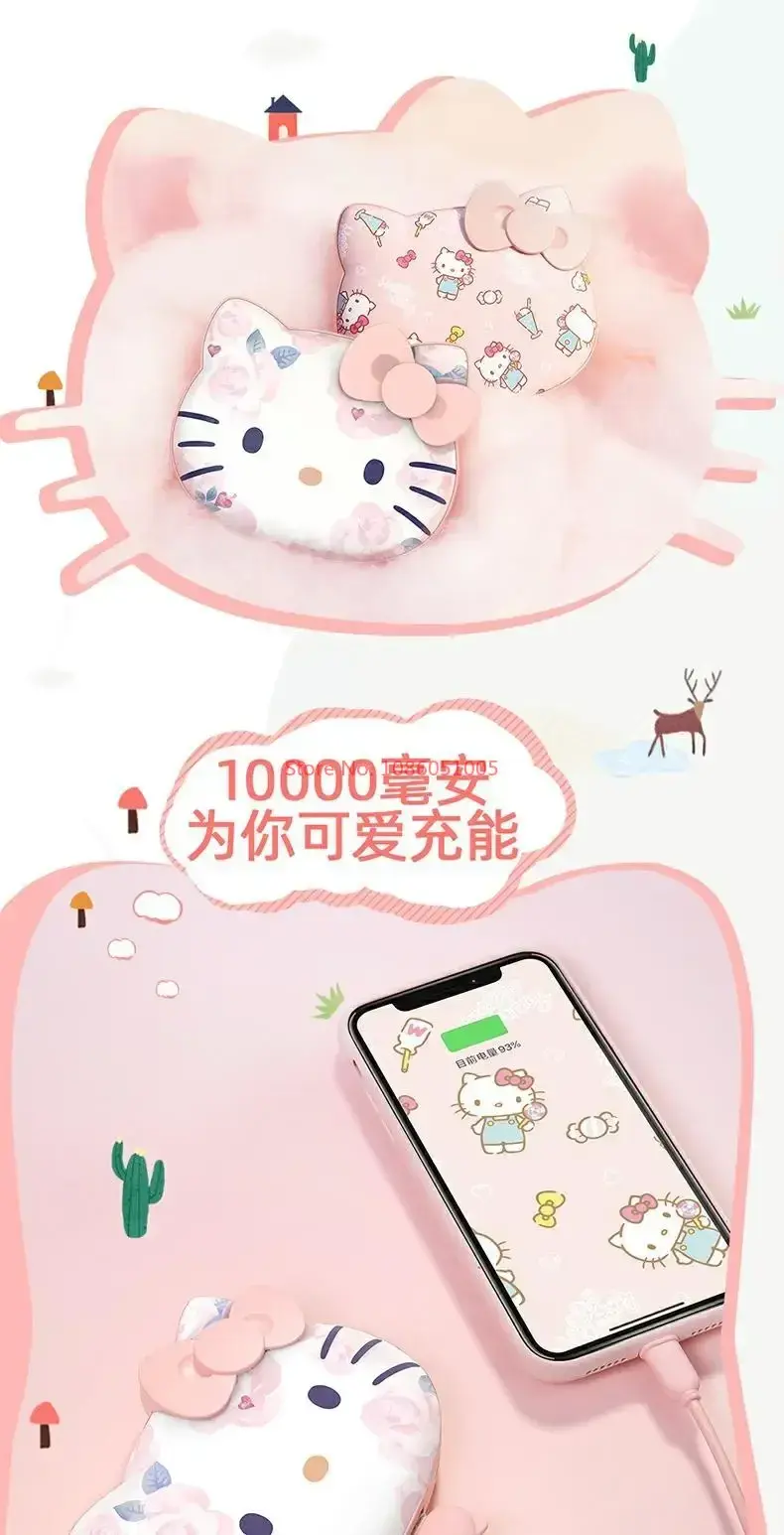 Миниатюра: Sanrio Hello Kitty Power Bank Fast Charging Ultra-Thin Compact Portable 