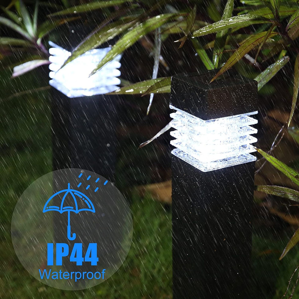 תמונה ממוזערת: Garden Lights LED Solar Pathway Lights Outdoor Waterproof Landscape Lighting