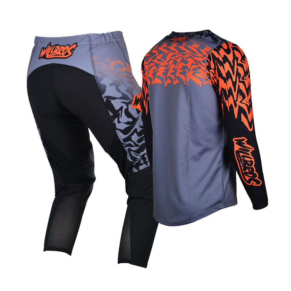 Miniatura: Moto Cross Jersey Pants Gear Set Youth Child Outfit Motocross 
