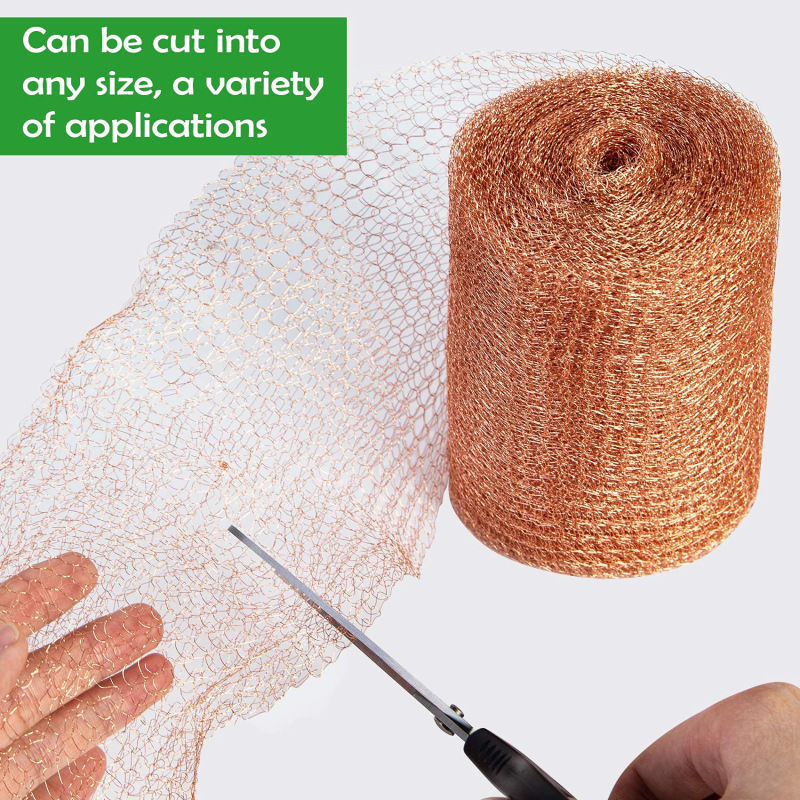 תמונה ממוזערת: Copper Mesh Filter To Prevent Rats Rodents Slugs and Snails Control 