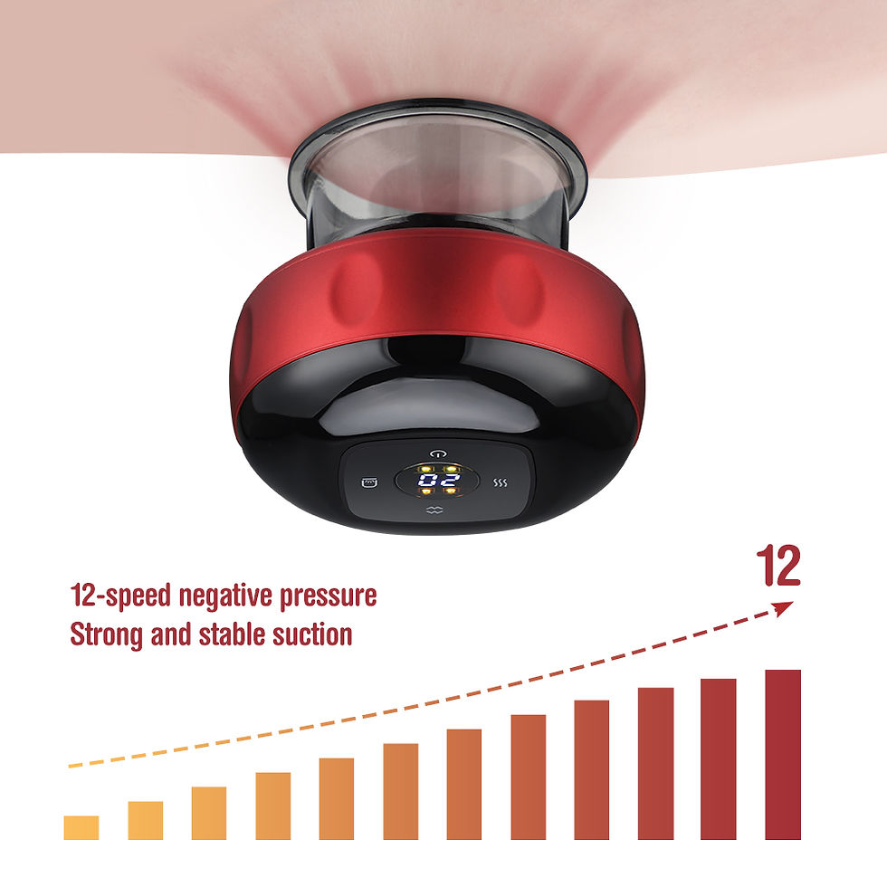 Thumbnail: Cupping Vacuum Jars Heating Suction Cup Cellulite Medical Chinese Relax Guasha
