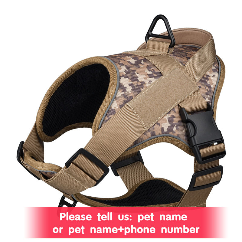 サムネイル： Dog Harness Customized Name tags 