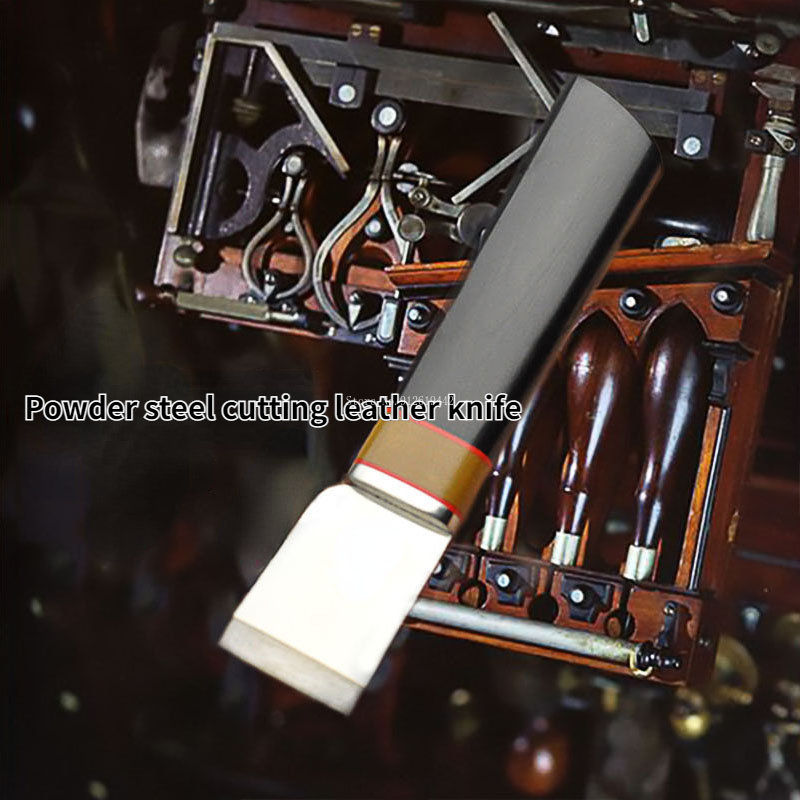 Μικρογραφία: Steel Cutting Shear Leather Knife DIY Leather Belt Cutting Craft Making Tools