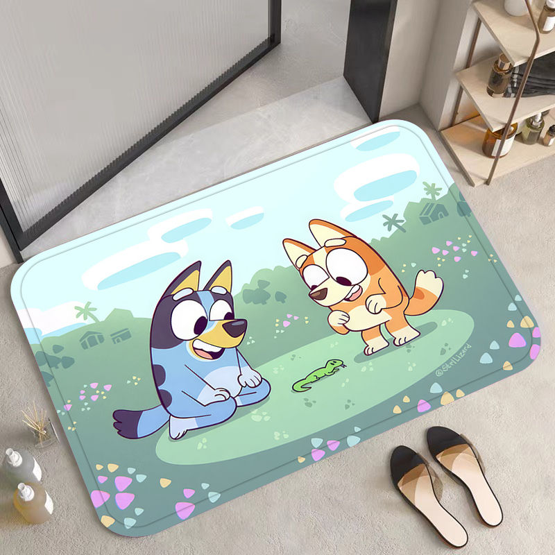Miniatura: Doormat B-Blueys Anime Carpet Living Room Bathmat Kitchen Hallway Floor