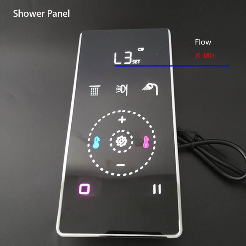Thumbnail: Shower Controller Thermostat Mixing Valve Shower Panel Faucet Smart Display