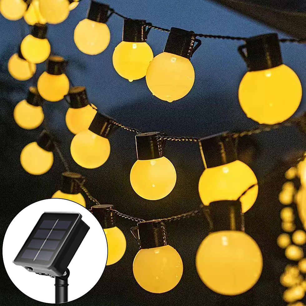 תמונה ממוזערת: String Lights Outdoor Solar Lights Outdoor Garden Patio Party Decoration