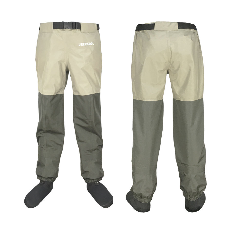 Миниатюра: Fly Fishing Waders Waterproof Wading Clothes with Soft Neoprene Socks 