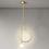 Μικρογραφία: Ring Pendant Light for Bedroom Bedside Living Room Entrance Ceiling Hanging Lamp