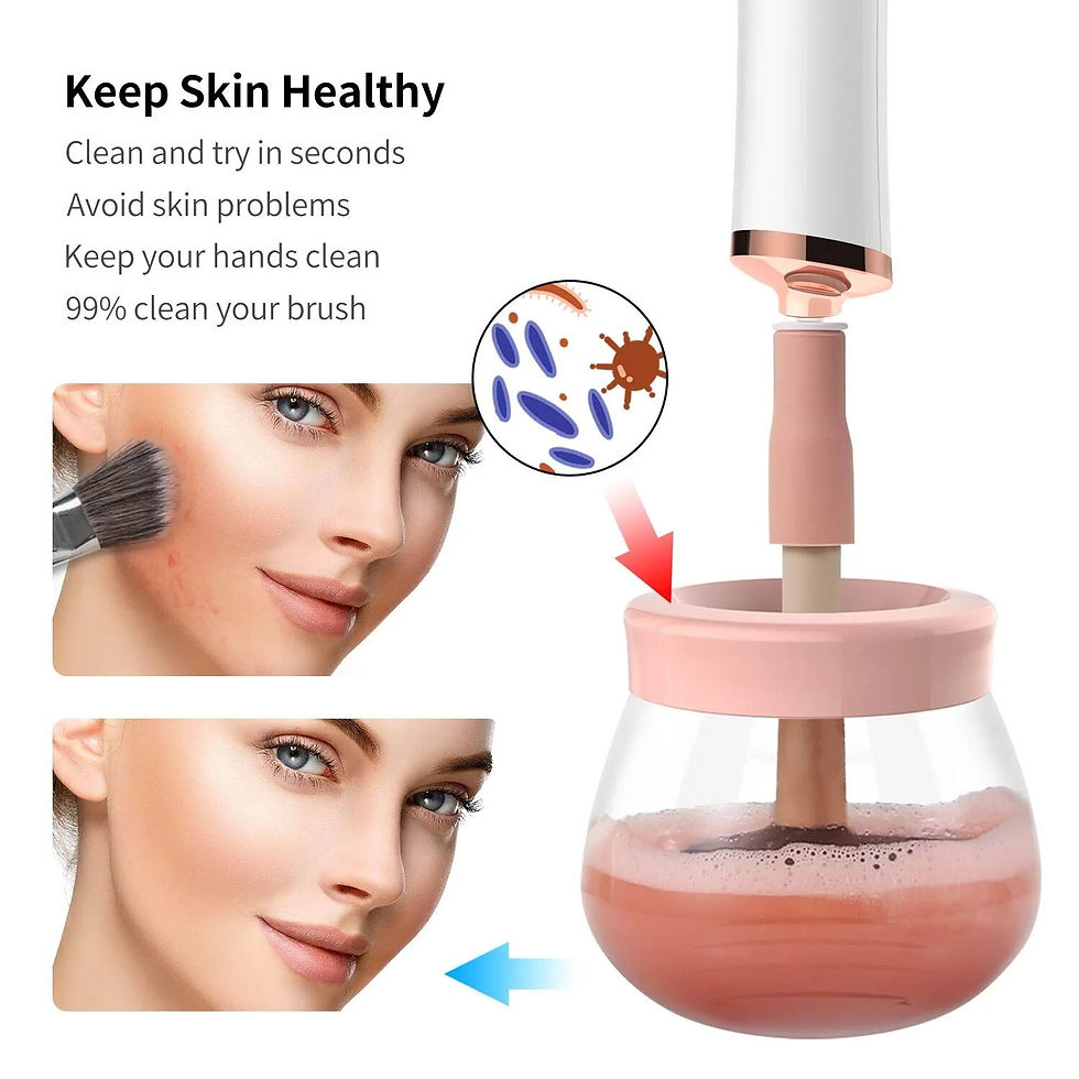 Thumbnail: Makeup Brush Cleaner and Dryer Automatic Clean Make Up Brushes Washing Machine