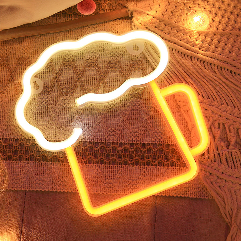 ภาพขนาดย่อ: Neon Sign Lights Party Wall Art Decor Beer Neon Lamps Wall Hanging Neon Signs