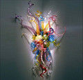 Miniatura: Hotel Wall Art 100% Hand Blown Murano Glass Plates Design Hanging Wall Light