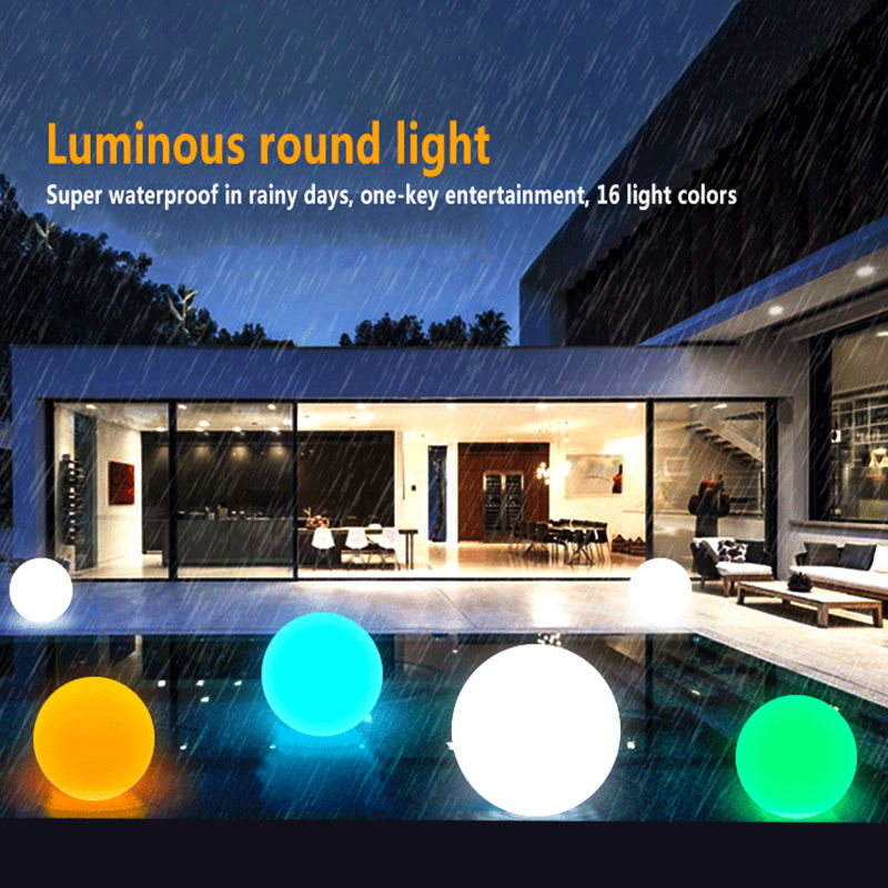 Thumbnail: Garden Ball Lights Outdoor Christmas Decoration Street Lawn Lamp 