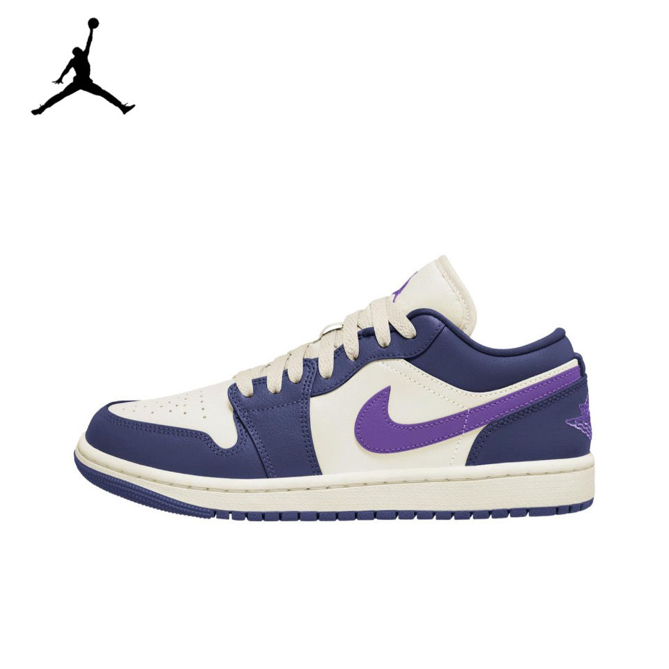 ภาพขนาดย่อ: Original Air Jordan 1 Low "Panda""Oreo" Men Women Retro Basketball Sneakers