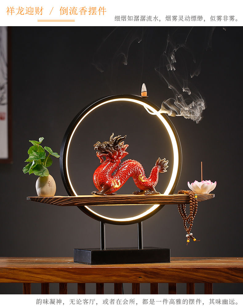 Μικρογραφία: Aromatic Candles Waterfall Incense Fountain Craft Cone Rod Incense Box Cascade