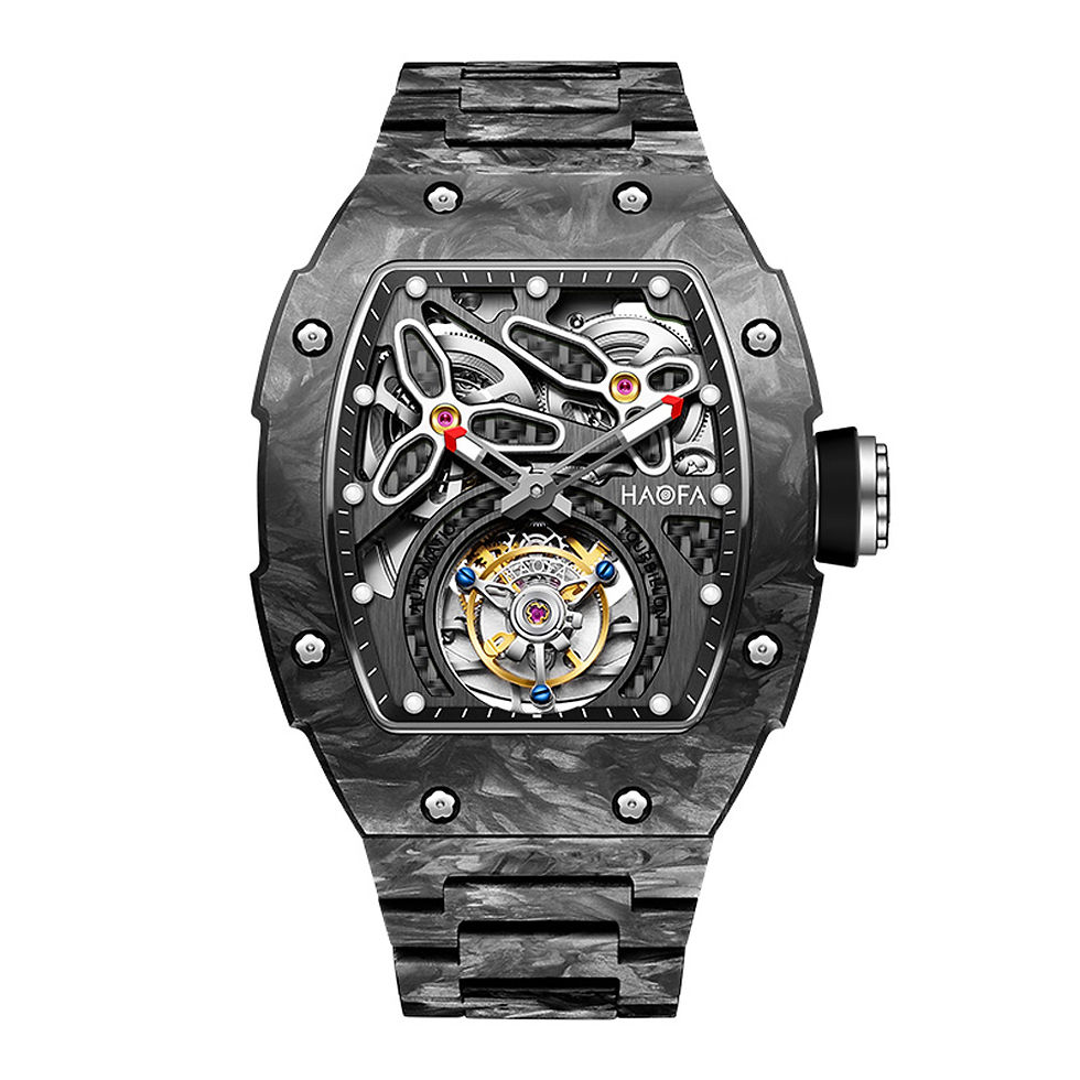 Thumbnail: Haofa Full Carbon Fiber Tourbillon Watch for Men's Watch 2311