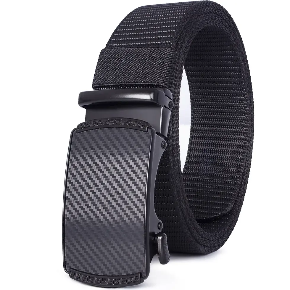Миниатюра: Nylon Belt Automatic Buckle Luxury Breathable Belt Metal Canvas Belt