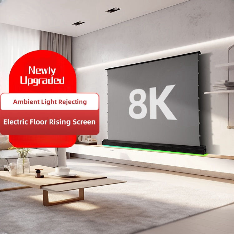 Miniatura: Anti-Light Electric Pop-up/Floor Rising projector Screen With 4K Long Focus