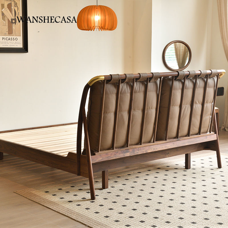 Thumbnail: Modern Bed Japanese Design Sun Sleeping Leather King Size Unique Furniture