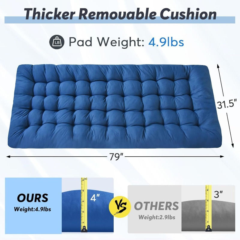 Thumbnail: XXL Folding Camping Cot for Adults Camp Cot, Oversized Sleeping Cot Mattress