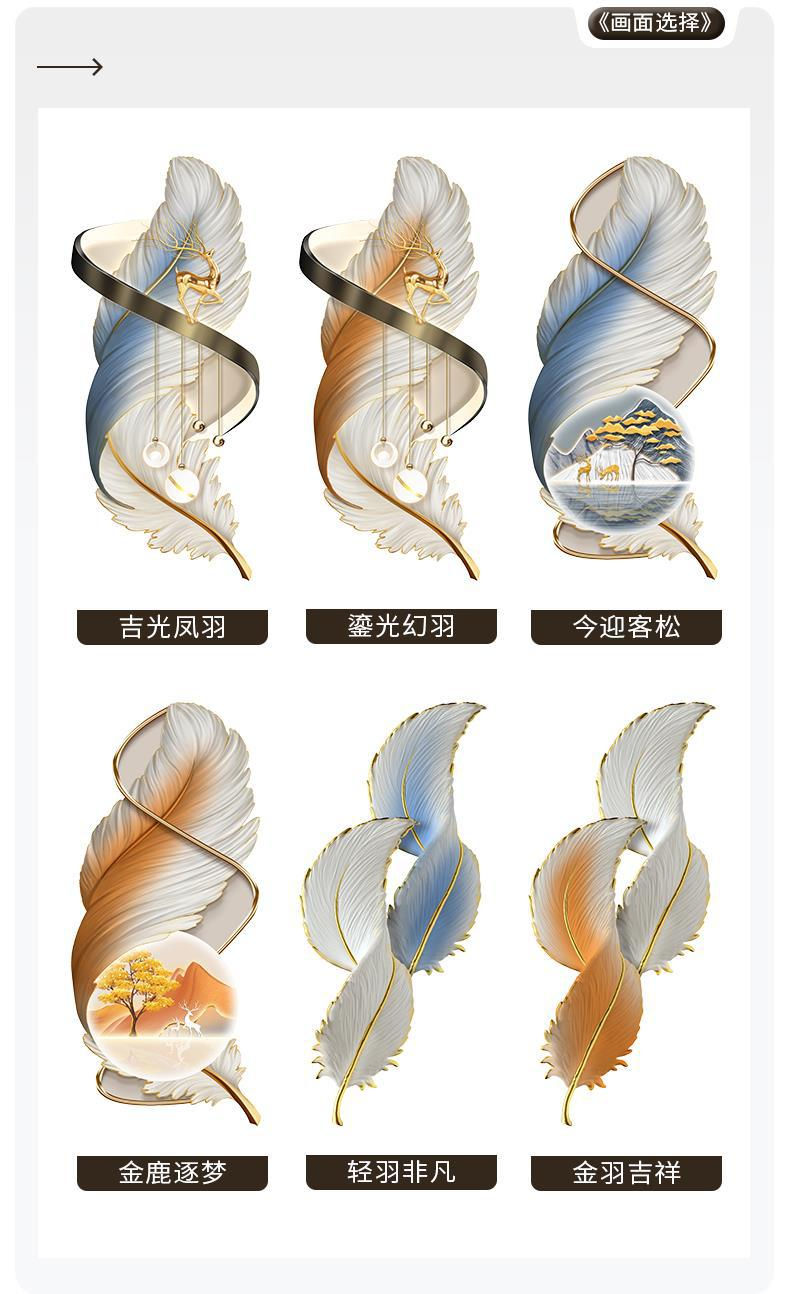 الصورة المصغرة: Modern Creative Wall Decoration Mural Lighting Wall Bedroom Study LED Wall Lamp