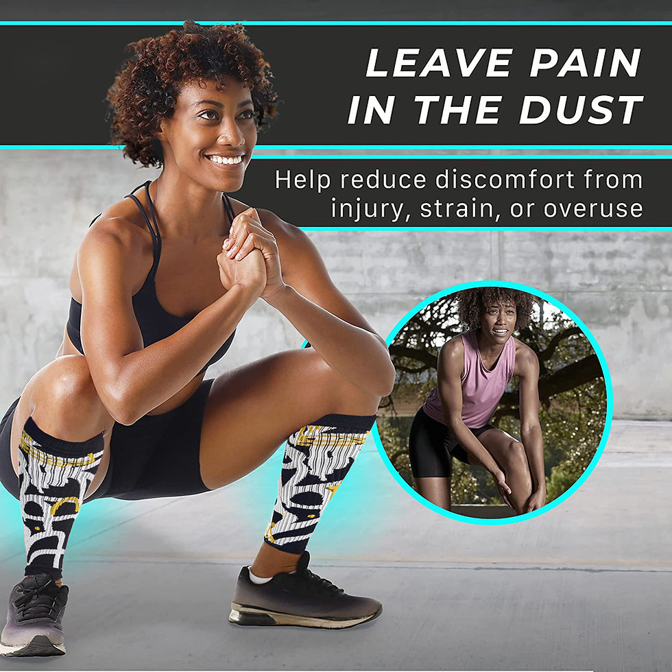 Thumbnail: Compression Sleeve, Sleeves Legs Comfortable Secure Footless Socks Fitness