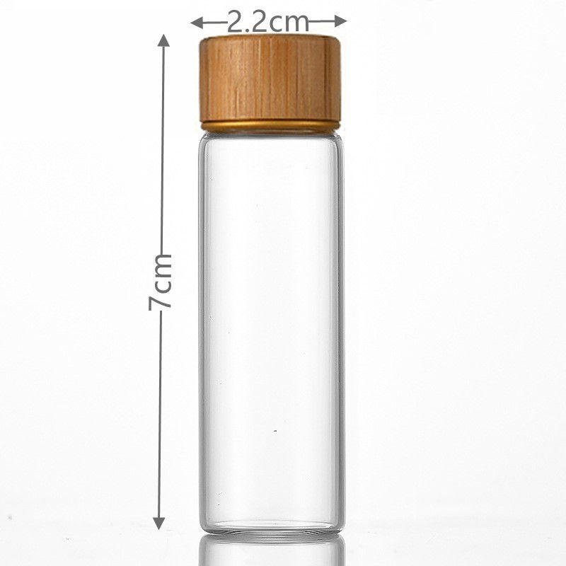 Thumbnail: Screw Mouth Permeable Glass Tube Sealed Medicine Capsule Air Separation Bottle