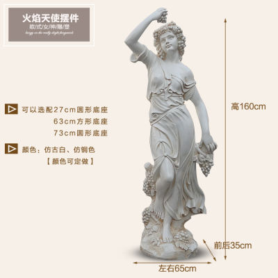 Miniatura: European Style Fashion Wedding Props White Angel Roman Column Road Resin Crafts