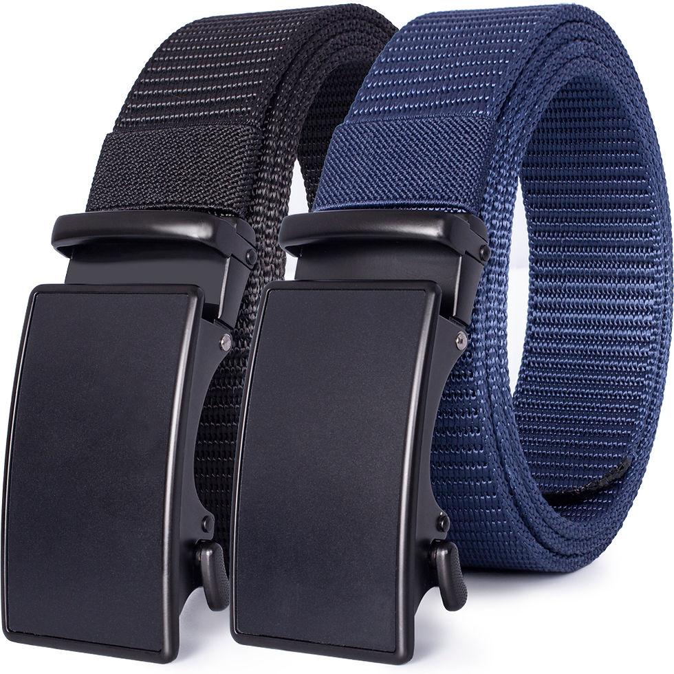 Миниатюра: Nylon Belt Automatic Buckle Luxury Breathable Belt Metal Canvas Belt