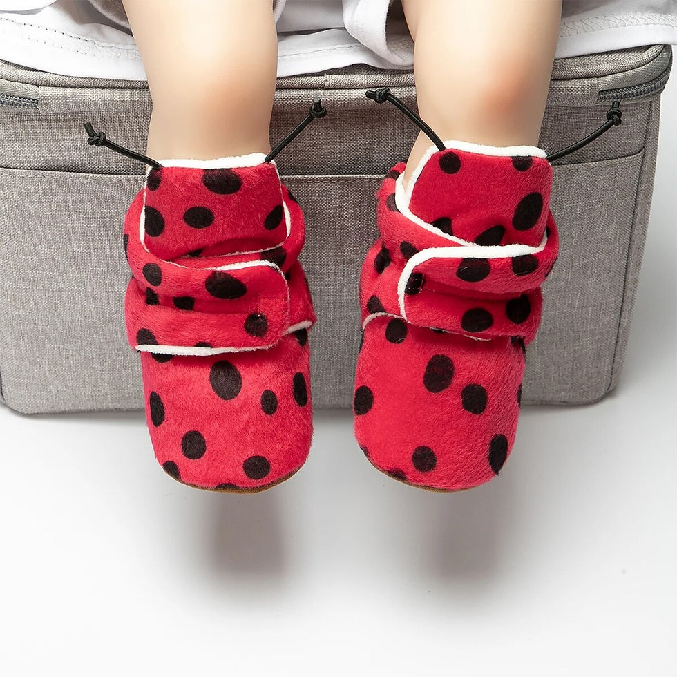 Hình thu nhỏ: Newborn Baby Boy Girl Soft Fleece Booties Infant Slippers Socks Shoes