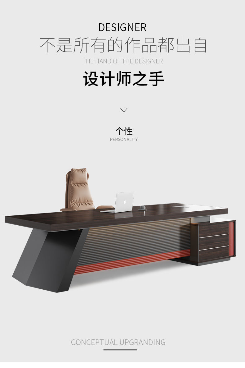 Miniaturbild: Executive Office Desk Pc Drawers Office Furniture