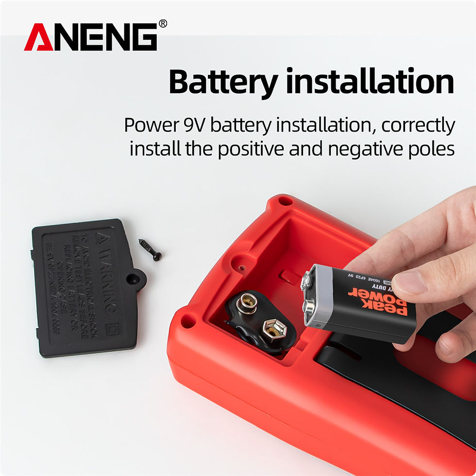 Miniatyrbilde: Digital Multimeter Professional Automatic AC/DC Voltage Tester 