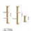 Miniatura: Solid Wood Climbing Frame Cat Tower Condo Tree Toy 
