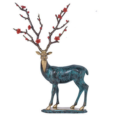 Thumbnail: Reindeer Wedding Decoration Figurines Miniatures Vintage Home Decor 
