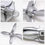 Miniatura: Stainless Steel Folding Watercraft Anchor Kayak Marine Canoe Boat Grapnel Anchor