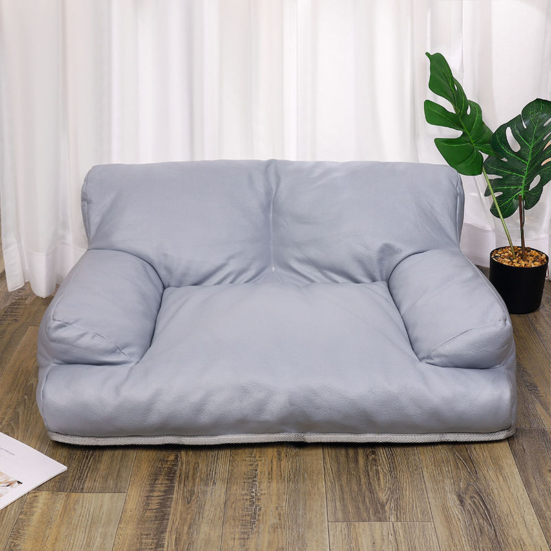 Thumbnail: Leather Pet Sofa Seasonal Universal Pet Cat Dog Sleeping Bed